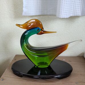 ガラス製 置物