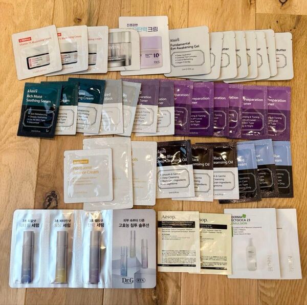 スキンケアトライアルセット多数 Klairs, Aesop, Dr.G, etc.