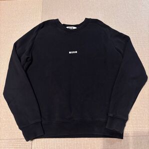 MSGM 黒 トレーナー・スウェット Sサイズ