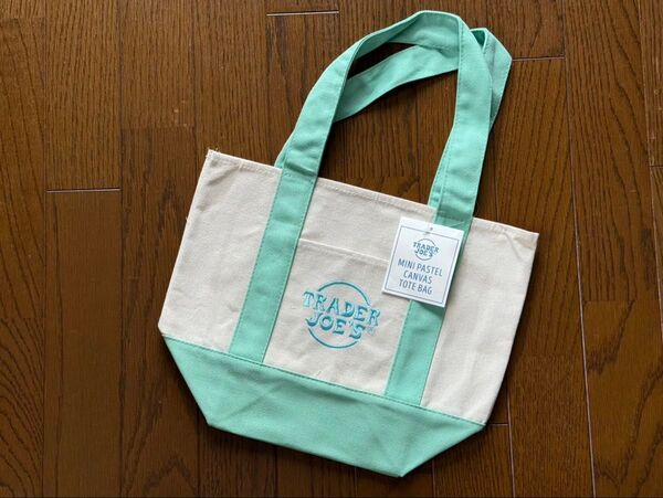 送料無料【新品】限定色!Trader Joe’sトレジョキャンバストートバッグ グリーン