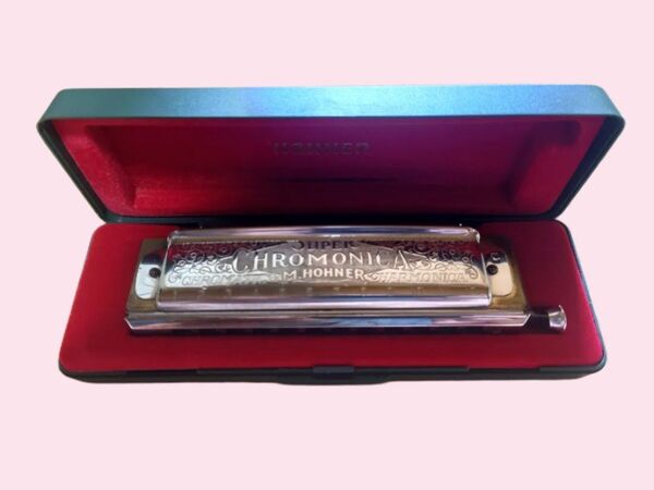 【48時間以内発送】ハーモニカ M.HOHNER Super Chromonica ケース付き