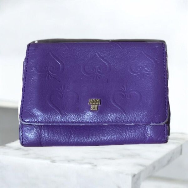 アナスイ ANNA SUI レザーカードケース レディース