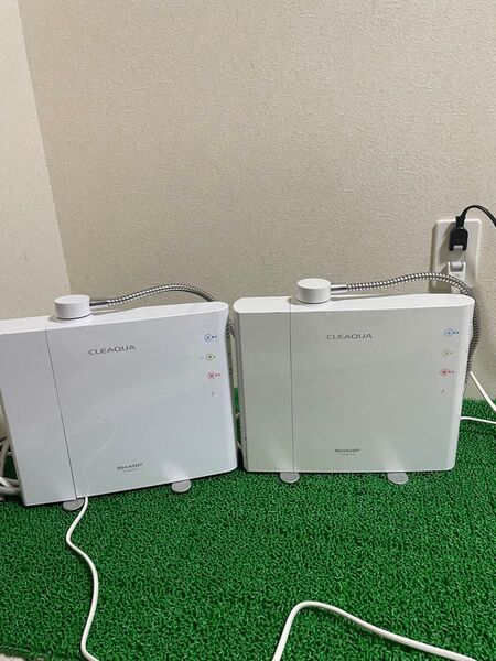 SHARP シャープ WJ-HW10A-W 2台セット電解水素水生成器 クリアクア 通電確認のみ