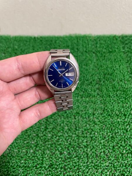 SEIKO セイコー5アクタス 自動巻き 6106-7003 ブルー文字盤