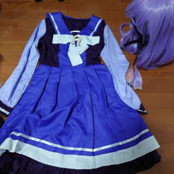 ウマ娘プリティーダービー トレセン学園 冬 制服 コスプレ衣装 メジロマックイーン ウィッグ 耳付き