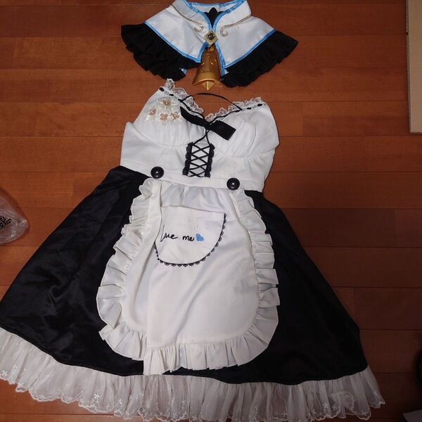 原神 甘雨 同人 メイド 服 コスプレ衣装