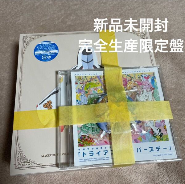 マクロスF オールタイムベストアルバム 娘々グレイテスト☆ヒッツ 完全生産限定 デカルチャー特装盤◆特典CD アマゾン特典缶バッジ