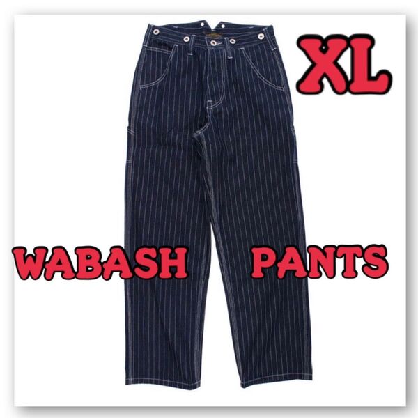 ウォバッシュ パンツ デニム ヒッコリー アメカジ 新品 ストライプ