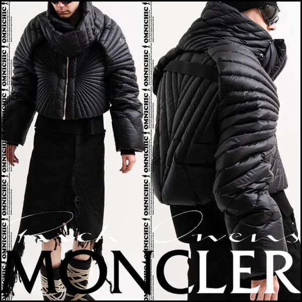 4WAY■新品36万【MONCLER+RICK OWENS】モンクレール+リックオウエンスRADIANCEダウンジャケット0