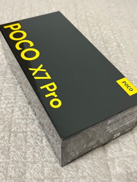 未開封 Xiaomi POCO X7 PRO 12GB/256GB yellow