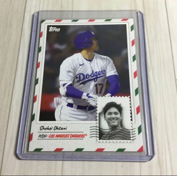 大谷翔平 topps Holiday card #1. 129