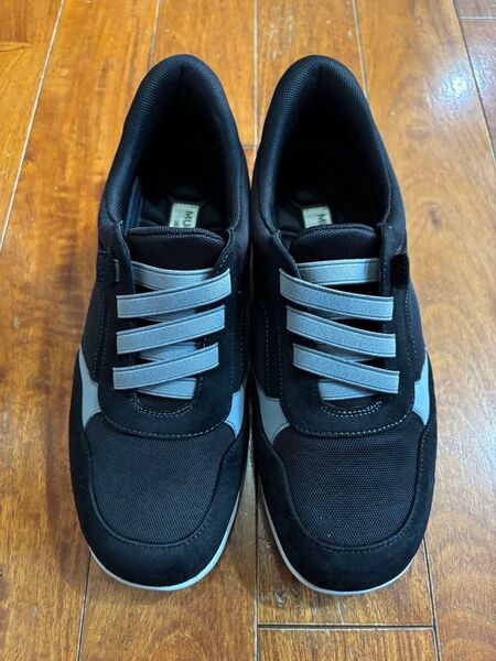 ☆ MUGEN WALK ブラック スニーカー L、5E.(24.5cm -25.0cm)