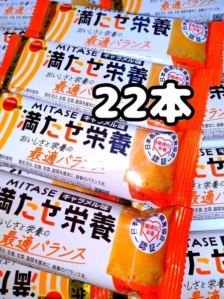 ブルボン 満たせ栄養 キャラメル味 22本
