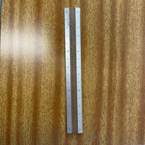 定規 2本セット 15cm 金属 木製