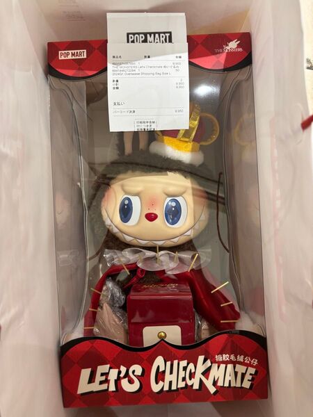 ポップマート THE MONSTERS (ラブブ) レッツ チェックメイト ぬいぐるみ 正規品