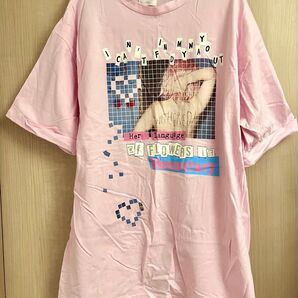 Bubblesレディース ピンク Tシャツ シャツワンピ