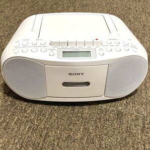 【ジャンク】SONY ソニー CDラジオ CFD-S70 ホワイト 白 パーソナルオーディオシステム