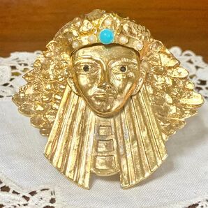 ◆希少◆ カドロ CADORO ヴィンテージ ツタンカーメン エジプト ブローチ