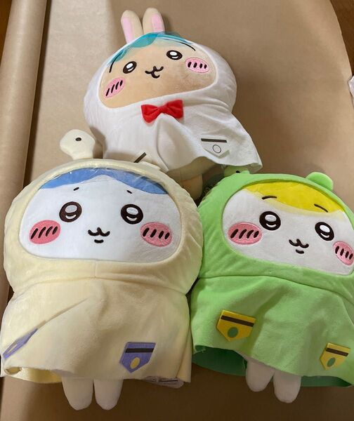 ちいかわ 雨の日BIGぬいぐるみ 全3種 ちいかわ うさぎ ハチワレ