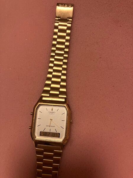 カシオAQ-230 メンズ腕時計 中古クオーツ稼働品