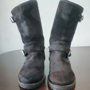 希少 ジミーチュウ レディース ラフアウト エンジニアブーツ size42