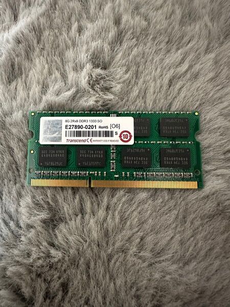 最終値下げ ノートパソコン用メモリ DDR3 Sodimm 8GB 動作確認済み