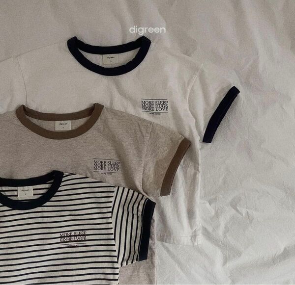 韓国子供服 子供服 digreen トップス 半袖 Tシャツ XLサイズ