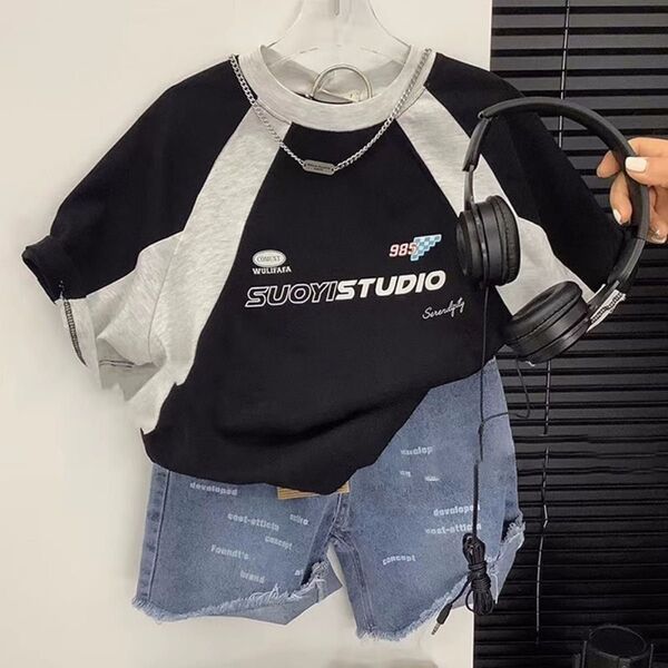 韓国子供服 子供服 男の子 トップス Tシャツ 半袖 110cm