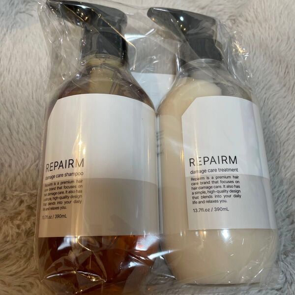 REPAIRM シャンプー トリートメント セット 15種類のたんぱく質配合ダメージ補修 色持ちコントロール