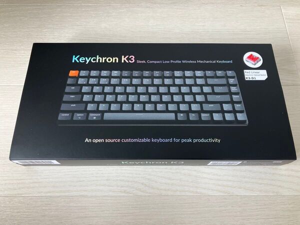 Keychron k3 v2 white backlight optical red switch キーボード