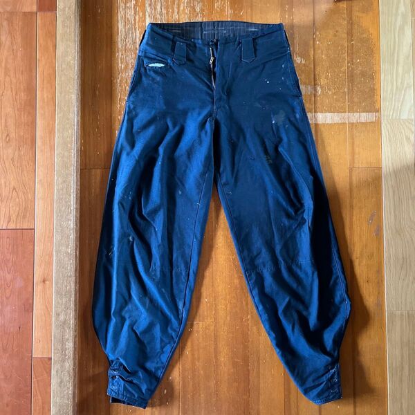 ニッカ ニッカポッカ 中古 作業着 太パンツ L 難あり ズボン