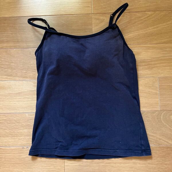 UNIQLO ブラトップ 黒 ユニクロ S ブラキャミソール キャミソール カップ付きインナー