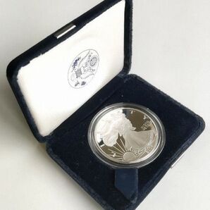 【本物】イーグル ウォーキング・リバティ アメリカ 2004年 1オンス プルーフ 銀貨
