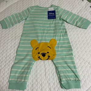【タグ付き】Disney くまのプーさん ロンパース 80
