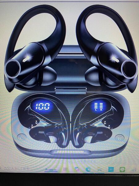 ワイヤレスイヤホン bluetooth 最大40時間再生HiFi音質 AAC対応 LEDディスプレイ IPX防水 快適装着感