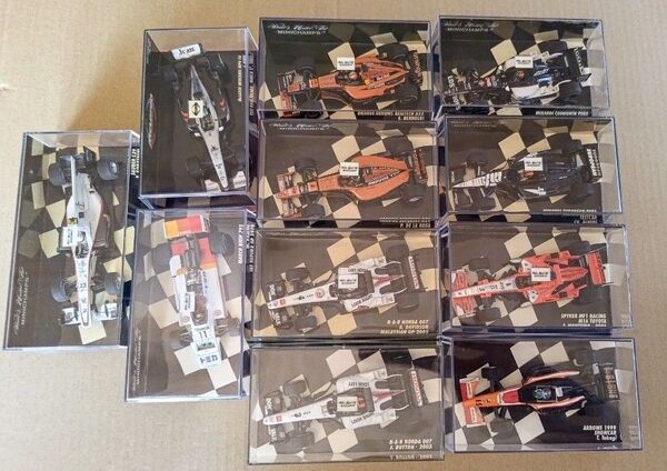 ミニチャンプス1/43 F1ミニカーいろいろ10台セット