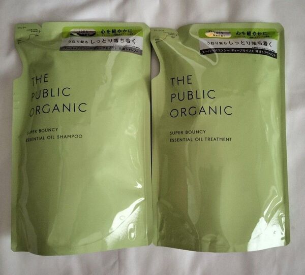 【2個セット】THE PUBLIC ORGANIC スーパーバウンシー シャンプー/トリートメント