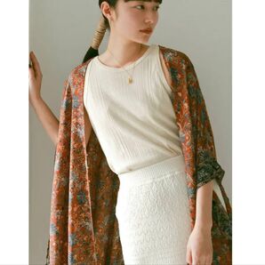 美品 ungrid エスニックフラワーガウン