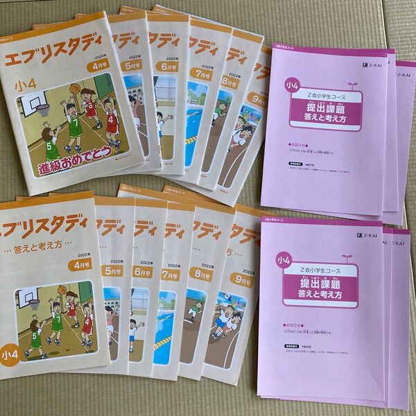 Z会 エブリスダディ 小学生コース小4社会 2022年4月〜9月 未記入