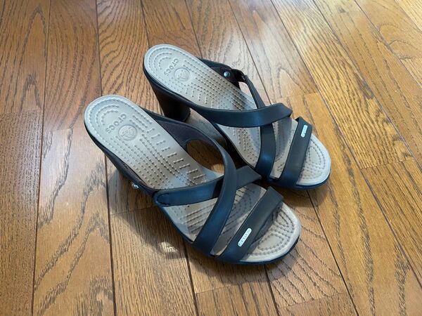 crocs クロックス サンダル ウェッジソール(23cm)
