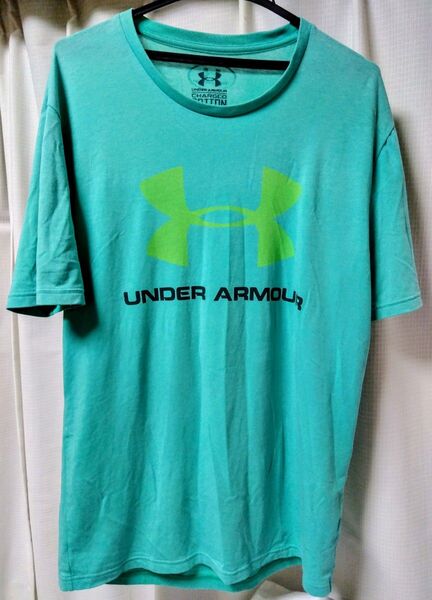 UNDER ARMOUR Tシャツ エメラルドグリーン