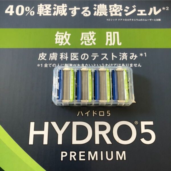 シック ハイドロ5 プレミアム 敏感肌用 替刃4個