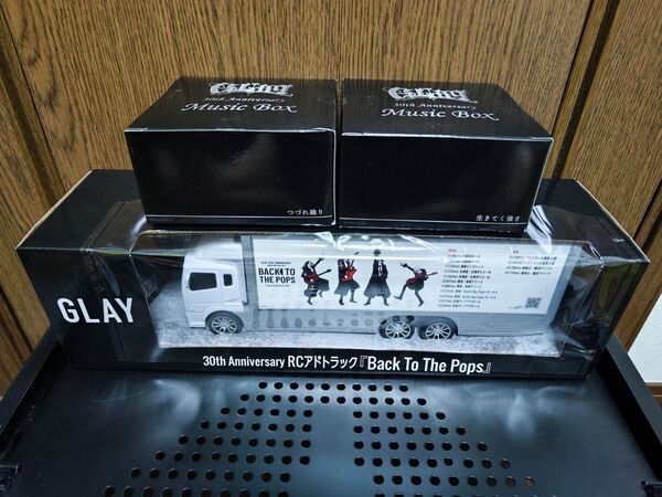 GLAY 30th Anniversary GiGO限定 3点セット RCアドトラック Music Box