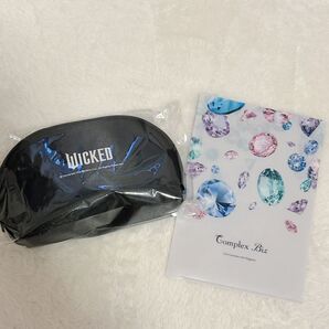 ポーチ WICKED ウィキッド 伊勢丹 ISETAN 非売品 ミニファイル ファイル ComplexBiz コンプレックスビズ