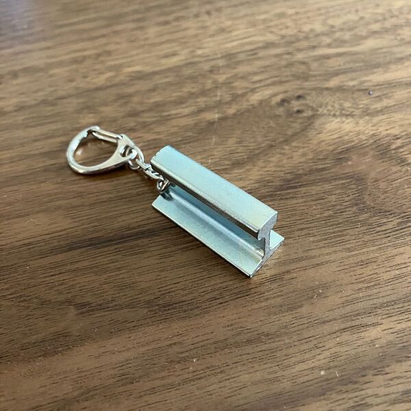 鉄道 レールのキーホルダー
