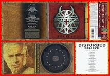 ♪米国シカゴ産HeavyRock≪国内盤帯付CD≫DISTURBED(ディスターブド)/BELIEVE♪♪_画像1