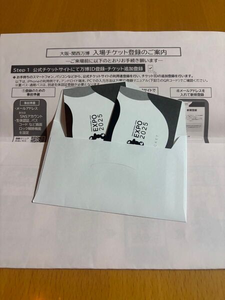 大阪・関西万博 チケット 大人 一日券 2枚