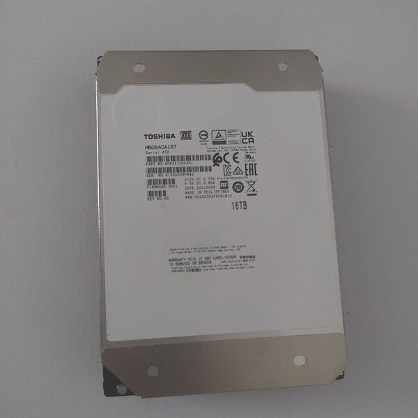 HDD 16TB 東芝 MN08ACA16T
