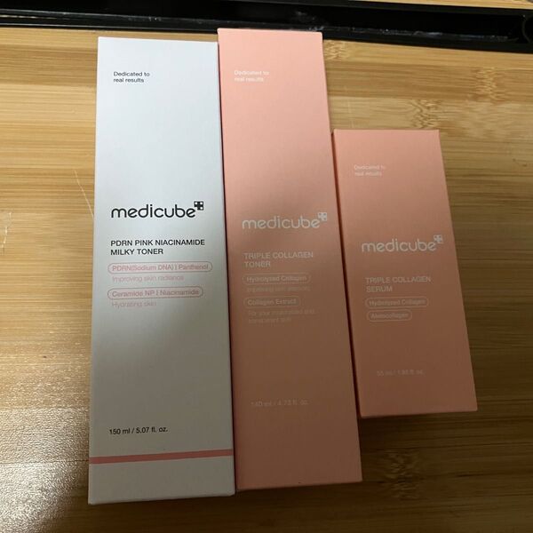 medicube トリプルCスキンエッセンス トナー150ml ミルキートナー150ml トリプルコラーゲンセラム 55ml