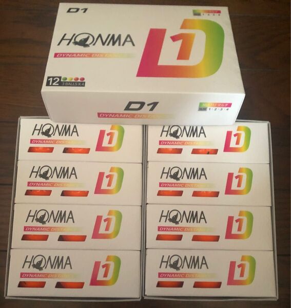 ホンマ D1 オレンジ 2ダース 24球 HONMA 2024年モデル ゴルフボール 新品